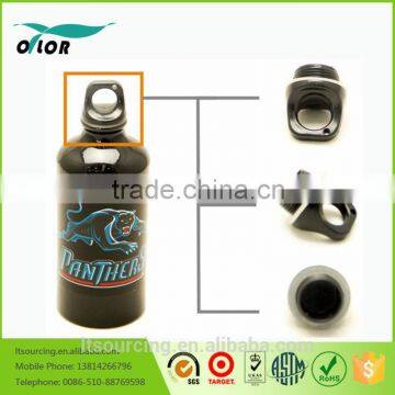 Wholesale good price best quality black water sports bottle with a panther logo