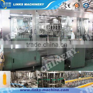 Manufactory For glass bottle juice washing bottling capping production line made in China