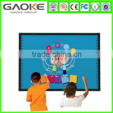 hot sale 82/85/92/99/101inch 104" 108"130" office interactive whiteboard/smart class interactive whiteboard