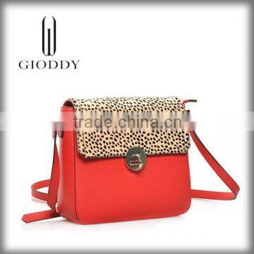 Wholesale Genuine Cow Leather Small Punk Rivets Shoulder Bag photo-2