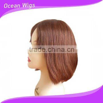 new design colored short curly human hair wigs