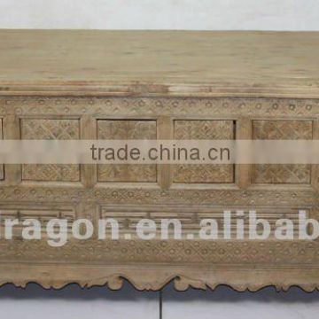 Chinese antique furniture hebei Pine wood Eight Drawer Bed