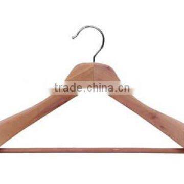 Wholesale good quality cedar hangers with bottom price