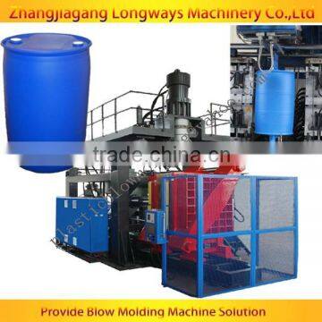 Automatic 160L 200L hdpe drums moulding equipment with robot hand
