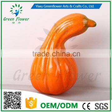 Greenflower 2016 Wholesale 24cm EPS Artificial fruit Pumpkin handmade China for fruit store supermaket decoration