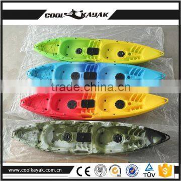 3.78m length no inflatable double sit on top fishing kayak for sale