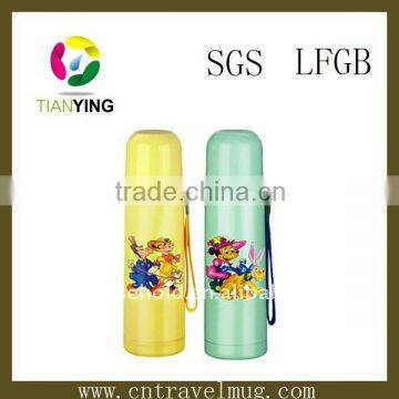 Cartoon vacuum flask keep drink hot and cold popular for kid