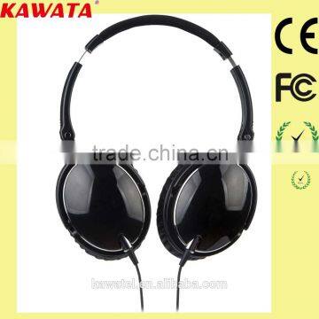 metal active noise reduction foldable phone headset