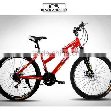 Factory Price 26inch Man and Lady Mountain Bike With Suspension Fork and Disc Brake MTB photo-3