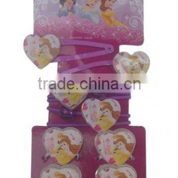 OEM SERVICE--8PCS PRINCESS HAIR ACCESSORIES SET