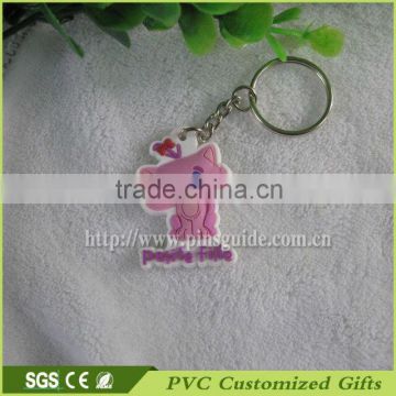 Durable 3d wholesale soft pvc keychain