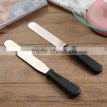 Straight Stainless Steel Offset Icing Spatula With Ergonomic Handle Spreads Frosting Smoothly photo-3