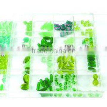 Jewelry plastic bead box Bead Storage Tray With Cover