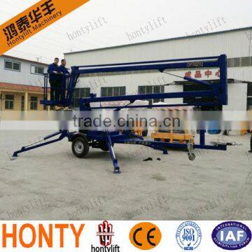 Professional design 200kg Diesel Engine/Battery Type Folding Arm hydraulic boom lift