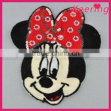 wholesale 2016 embroidery sequin appliques for clothing WPHA-017