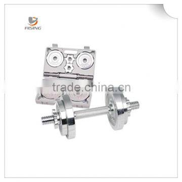 2015 hot sale high quality 10kg chromed dumbbell set