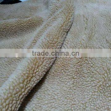 2015 professional polyester solid faux fur fabric