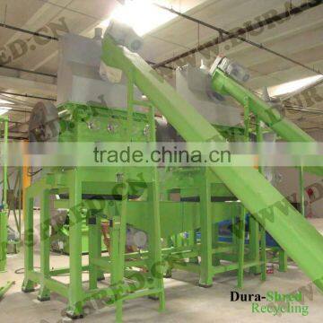 tire processing machine for rubber granules