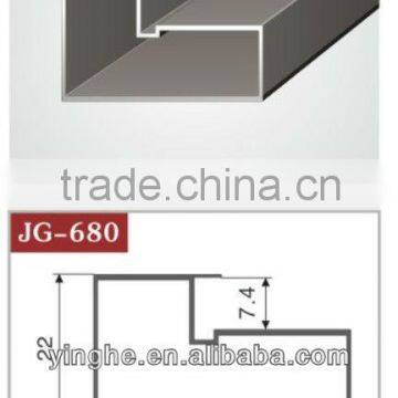 new aluminium anodized cupboard door frame