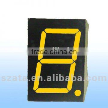 best quality yellow color one-digit segment led display with 0.30 inch