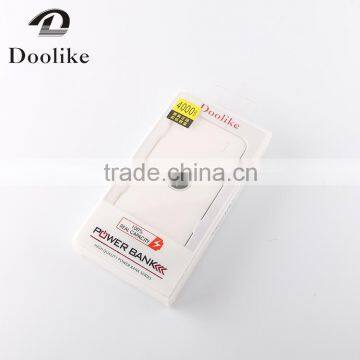 2016 Doolike Newest OEM/ODM Portable Mobile Power Bank For Phone 4000mA/6000mA/8000mA photo-5