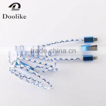Hot Selling 2 in 1USB Cable For Samsung Mrice USB Cable 1m Wholesale For Iphone Data Cable photo-2