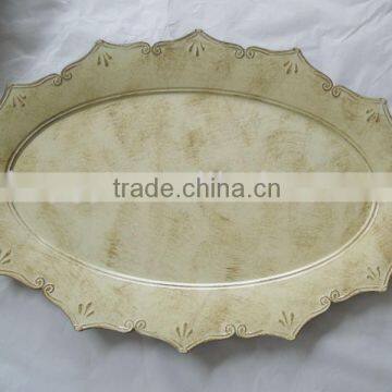 Oval Plastic Plate