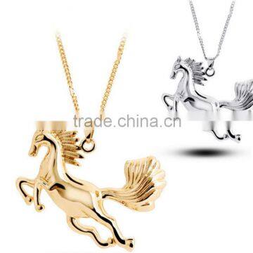 2016 fashion horse shape necklace in hot selling