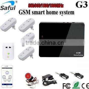 Saful brand Android/ios app Wireless Intellgent Smart home security alarm system G3