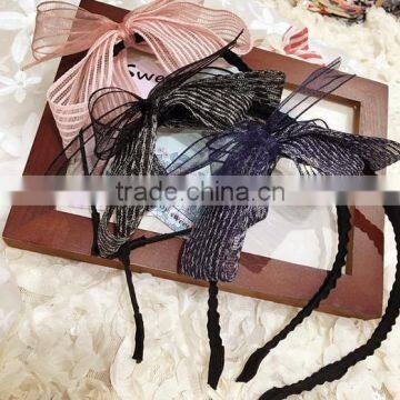 new arrival hair bow girl headbands manufacturer