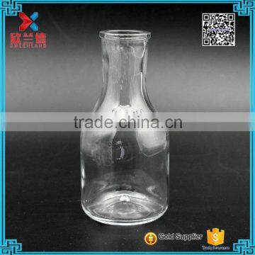 Free Samples High Transparency cylindical wine glass bottle 250ml