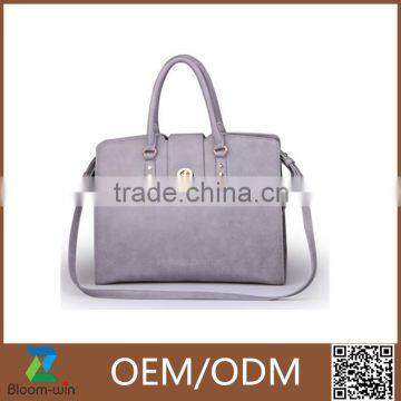 2015 fashion designer gray and generous fashion handbag