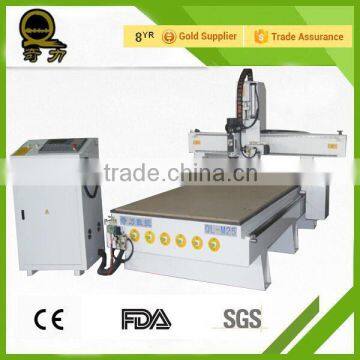 QL-M25 low price 3D cnc router 6090 comes with square guide rail 4 axis