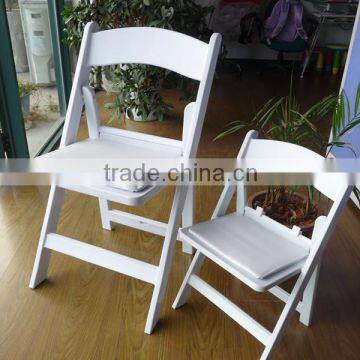 Made in china outdoor popular resin wedding plastic folding chair