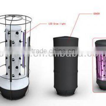 2016 IAGR45-1 Grow Tower garden with LED and cover for greenhouse/indoor/garden decoration