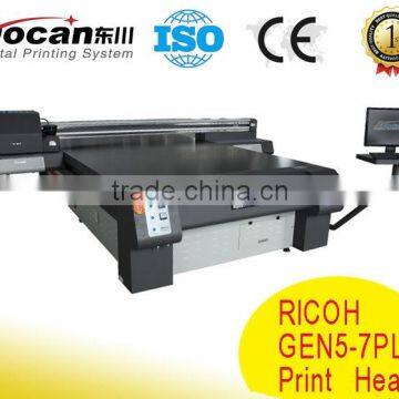 uv flatbed printer on glass/glass printing machine