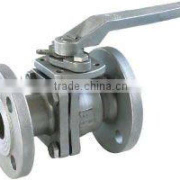 ANSI 2 pieces flanged ball valve/segmented ball valve/industrial flanged valves