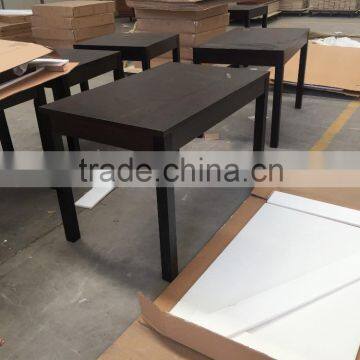 Wholesale melamine MDF KD dinning table from China manufacturer