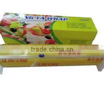 pvc casting preservative film/nice glossy waterproof stretch food wrap