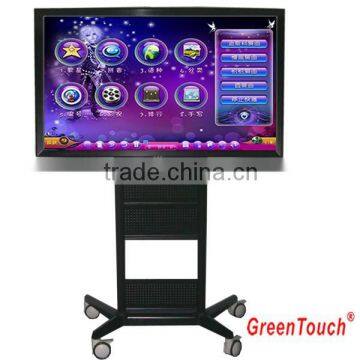 46 Inch All In One LCD Kiosk IR Touch Advertising Player Monitor