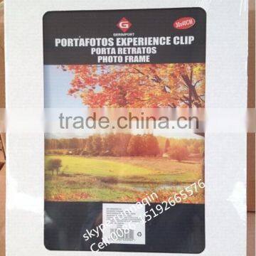 Clip snap photo frame for easy simple modern with window screen white cardboard