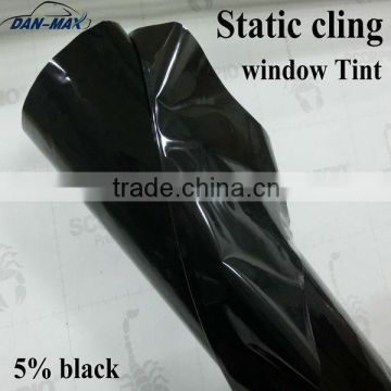 High stretchable non-glue removable pvc recycling static cling window tint for car