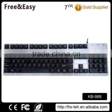 Hot Selling Wholesale Colorful LED Illuminate Ergonomic Wired Keyboard Supplier's Choice photo-2