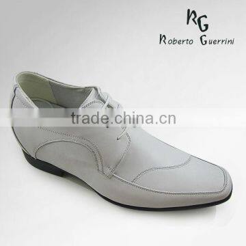 men's white height increasing shoes