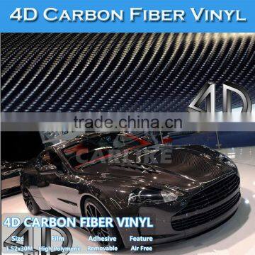 CARLIKE 1.52x30m 4D Carbon Fiber Graffiti Sticker Vinyl Car Wrap