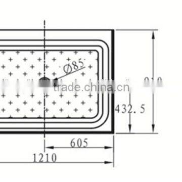 SUNZOOM Square Tube Base,square Shower Base,low Height Shower Base photo-3