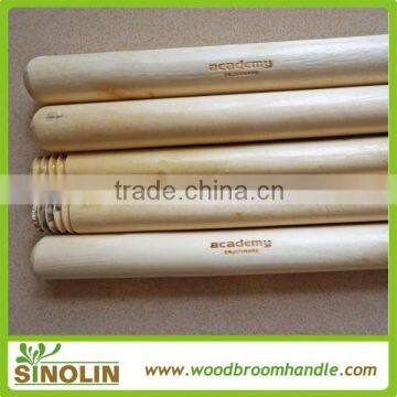 SINOLIN round top painted wooden broom handle with logo