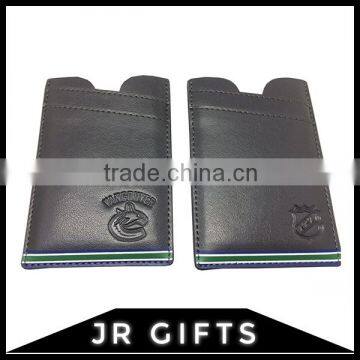 Stable quality Dark Grey Leather womens wallet