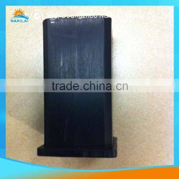 customize hdpe black injection insert