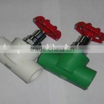 Customize Colorful ASTM PPR Gate Valve/pipe fittings